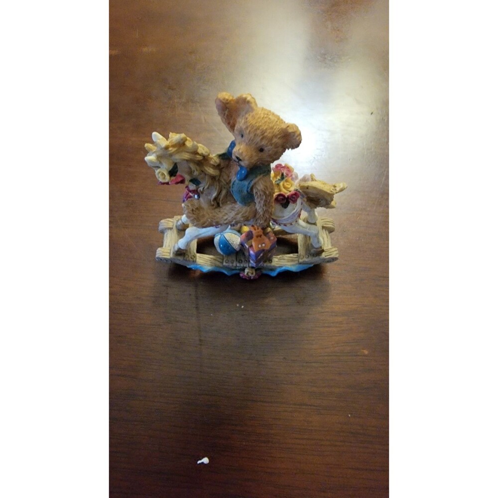 Vintage Regency Fine Arts Teddy Bear Rocking Horse